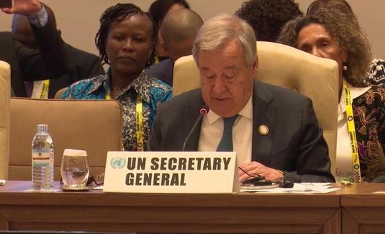 A Kampala, António Guterres réitère son appel à un cessez-le-feu à Gaza et à la libération des otages